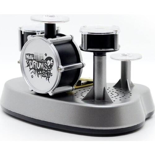 Electronic Mini Finger Drum With Sounds And Light Electronic Finger Drum Toy For Desk Musical Gift