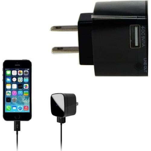 EU/US Wireless Car Bluetooth Receiver 3.5MM AUX Music Stereo Bluetooth Audio Receiver wireless USB 5V 1A Adapter for Iphone7