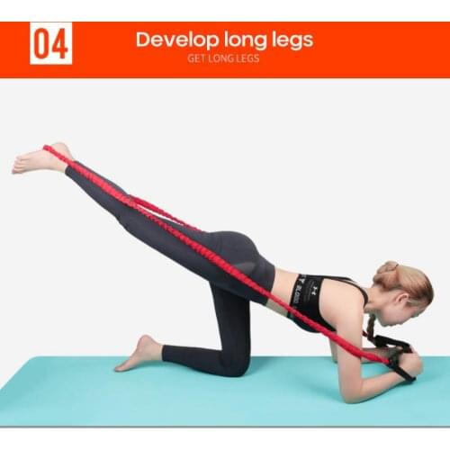 Fitness Workout Home Excerciser Training Gym Equipment Elastic Bands For Yoga Pull Rope Fitness Resistance Bands