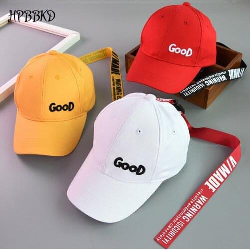 HPBBKD New Baby Boy Girl Hat Cap 4-Color Kids Snapback Baseball Cap For Girls Boys Children Sport Adjustable Sun Caps GH600