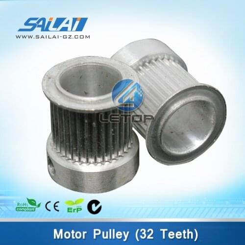 LETOP 1PCS Large Format Machine 32 Toothes Aluminum Timing Pulleys