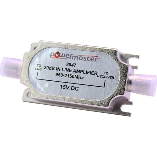 LNB LINE AMPLIFIER 20DB 950-2150 MHZ POWERMASTER IN-LINE ANFİ * ACR-5230F