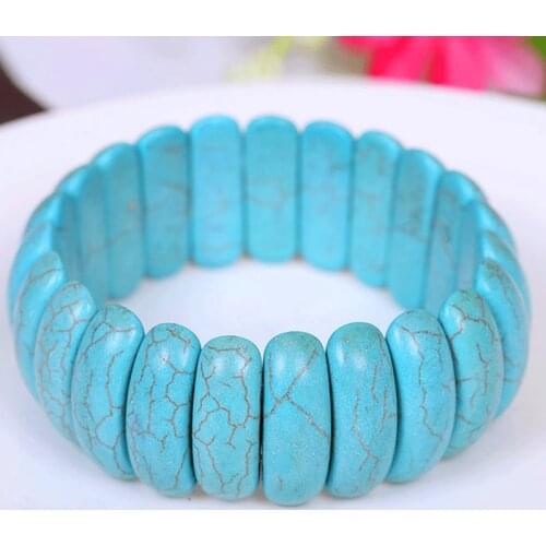 Cute Girls New Bohemian Natural Stone Bracelets Bangles For Women Men Boho Stone Bracelet Female Jewelry Party Gift
