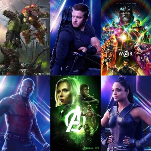 5D Diamond Painting New Avengers 3 Marvel Movie Embroidery Full Square/Round Cross Stitch Kits Painting Mosaic Home Decor Gift