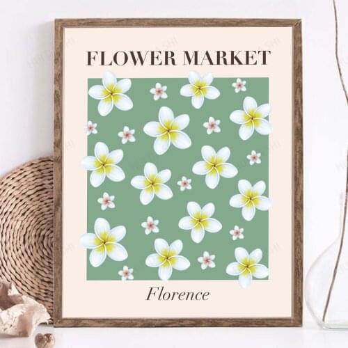 Flower Prints Wall Art, Print, Flower Shop Sign, Florist Gift, Flower Home Decor, Printable Wall Art, Flower Poster, Abstract