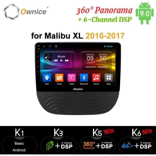 Ownice carplay 8Core Android 9.0 360 Panorama 64G ROM 4G RAM Car DVD video Player For CHEVROLET Malibu XL 2016 2017 4G LTE DSP