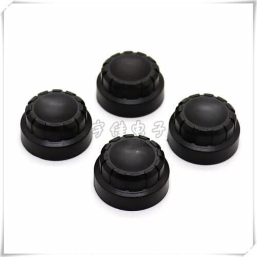 2 Pieces Plastic Flower Shaft Knob Diameter 25mm Height 13.5mm Potentiometer Encoder Knob Gear Shaped Inner Hole 6mm