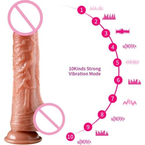 Dildofor Women Vibration Wireless Remote Control Goods for Adults 18 Plus Heating Peristalsis Sexetoys Skin Feeling Godemichet