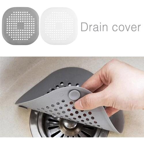 Shower Drain Covers Silicone Tube Drain Hair Catcher Stopper Sucker for Bathroom Kitchen ubber Bathtub Sink Strainer Plug #BW