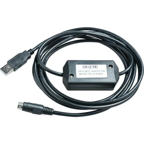 USB-QC30R2 Programming Cable for Mitsubishi Q series PLC GT1020 GT1030, Support WIN7,HAVE IN STOCK