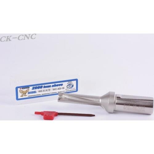 Hight quality WC-4D-15 C25 U drill indexable drill CNC TOOL 15mm-4D Machining length=60mm for WCMX030208 insert