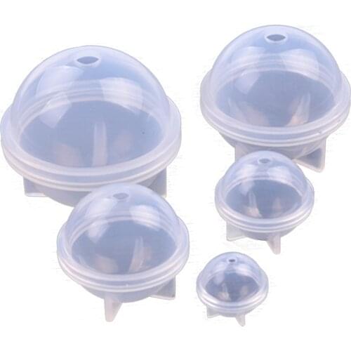 1pcs 20-100mm DIY Stereo Spherical Jewelry Silicone Mold Making Balls Tools Epoxy Resin Molds Crafts Handmade Pendant Jewelry