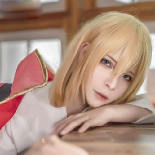 1pcs Anime Howls Moving Castle Short Wig Synthetic Hair Cosplay Prop Halloween Party Decor for Women Men Christmas Gift