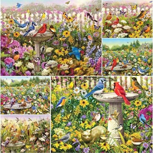2021 DIY Diamond Painting Cartoon Animals 5D Full Square/Round Rhinestone Flower Diamond Mosaic Picture Cross Stitch Home Decor