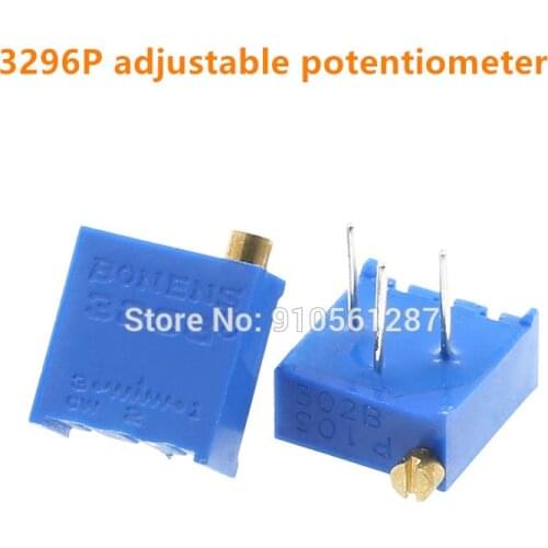 3296P adjustable potentiometer 3296P-502(5K) 3296P-103(10K) 3296P-104(100K) 5K 502 10K 103 100K 104