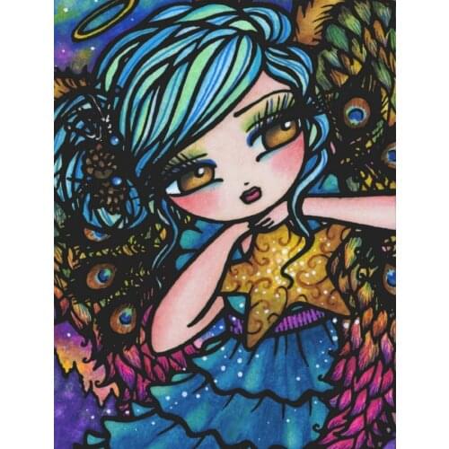 5D DIY Diamond Paintings Full Round AB Drill Mosaic Kits Embroidery Stickers Decoration diamond paint Anime Home Decor