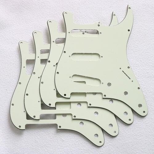 USA standard SSS vintage mint green ST guitar pickguard for SSH/HSH and HH guitars with screws