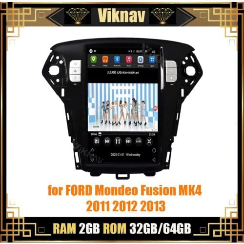 Car radio for ford mondeo fusion mk4 2011 2012 2013 android auto video players gps navigation stereo multimedia player