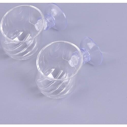 Fish Automatic Feeder Tapered Aquarium Red Worm Feeding Feeder Funnel Cup Fish Food Feed Tool Aquarium Feeder With Suction Cup