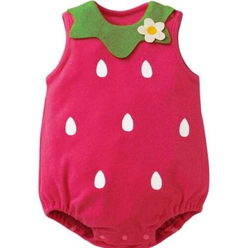 Baby Boy girls Bodysuits Summer Newborn Cute Cotton Baby Wear Sleeveless Infant Jumpsuit Baby Girl Clothes