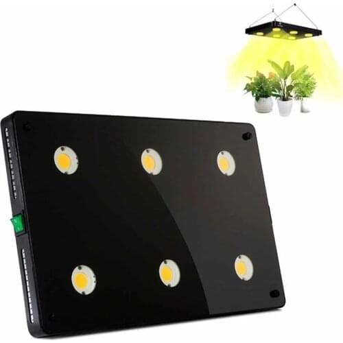 COB LED Grow Light Full Spectrum Ultra-Thin Mute BlackSun 540W Imitation Sun Panel Light for Indoor Hydroponic Plants All Growth