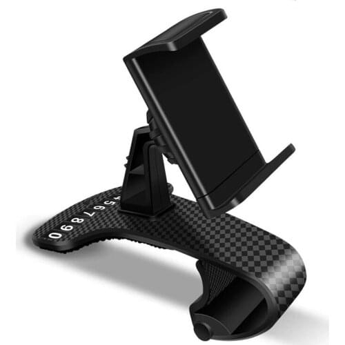 Cell Phone Holder for Car Mount HUD Smart Phone GPS Holder Universal Cradle Adjustable Non-Slip Holder for Safe Driving