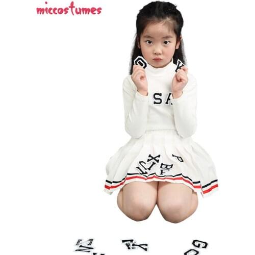 Child Cheerleader Costume DIY Letter Symbol Logo