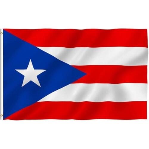 90cmx150cm Puerto Rico National Flag Large High Quality Flags and Banners Home Decor Polyester Flying Banner 3x5FT