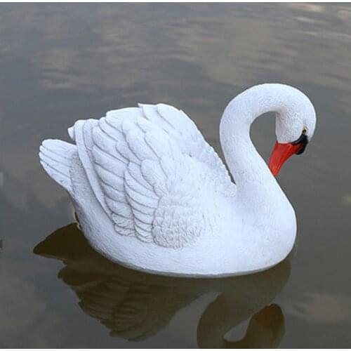 Goose Resin Simulation Floating Home Garden Decoration Swan Ornament Pool Pond Courtyard Golf Courses Parks Elegant Childs Toy