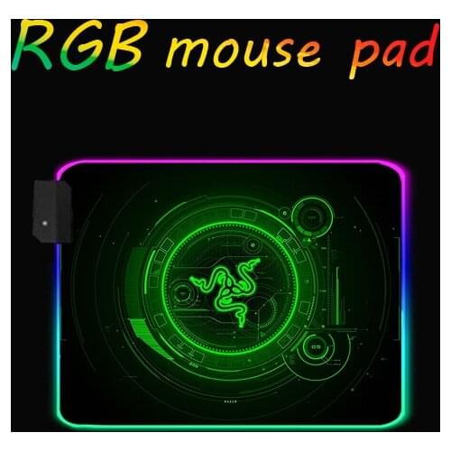 Gaming Mouse Pad Computer Mousepad RGB small size Mouse Pad Gamer Mouse Carpet PC Desk Play Mat with Backlit razer Mause carpet