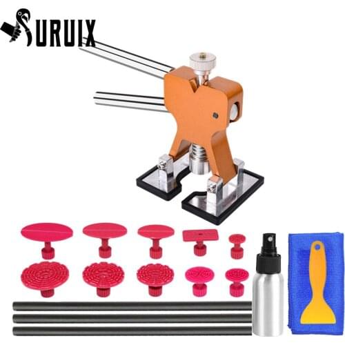 Car Edge Repair Aluminum Parts Dent Repair Tools Set Puller Lifter Glue Tabs Auto Body Repair Tools Dent Removal Tools