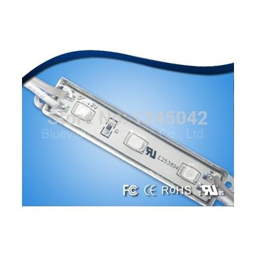 IP67 UL listed Epistar 3 3528 LED Module for led sign ,Aluminum Housing 5 years guarantee , RED,Green,Blue,yellow,orange