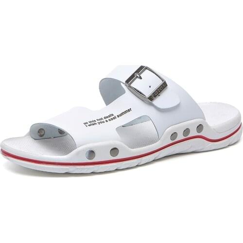 Hot Sale Mens Beach Croc Clogs Shoes Garden Shoes Mens Slippers Casual Non-slip Thick Sandals and Summer Zapatos De Hombre