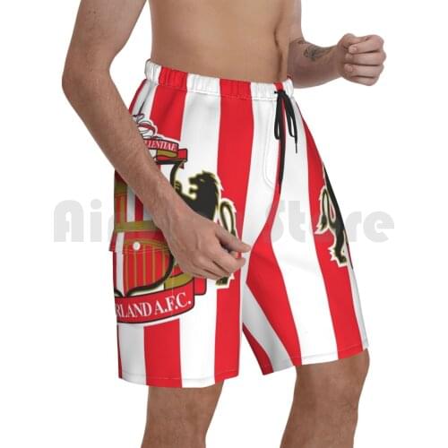Logo Beach Shorts Men Beach Pants Swimwear Football Soccer Club Association Geordie Shore England English One