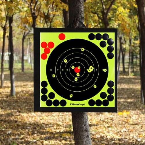 Outdoor Camping Hunting Equipments Reactivity Shoot Target Adhesive Shoot Target Lightweight Durable Shooting Accessories
