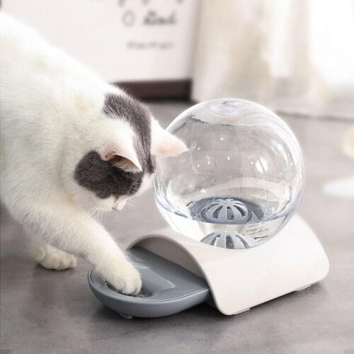 Pawstrip 2.8L Bubble Pet Cat Water Fountain Dog Water Dispenser Feeder Large Drinking Dog Bowl Cat Pet Drinking Fountain For Cat