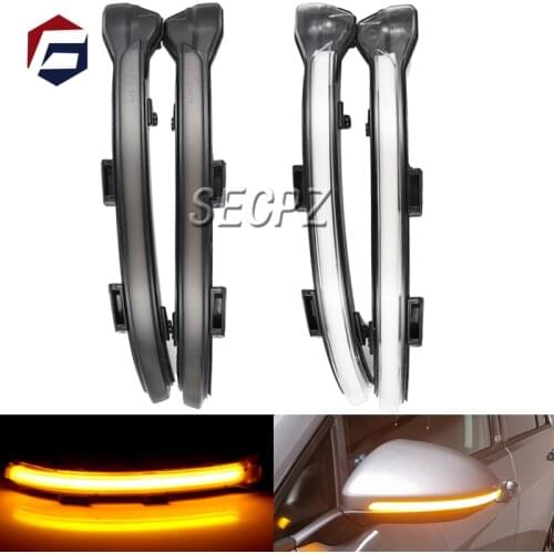 LED Dynamic Turn Signal Light Side Mirror Sequential Blinker For Volkswagen VW Golf 7 7.5 GTD R GTI MK7 Touran