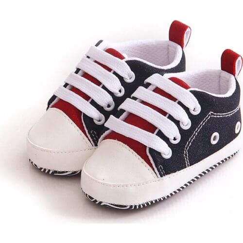 Spring Cotton Baby Sneaker Sport Shoes Girls Boys Newborn Shoes Baby Walker Infant Toddler Soft Bottom Anti-slip First Walkers