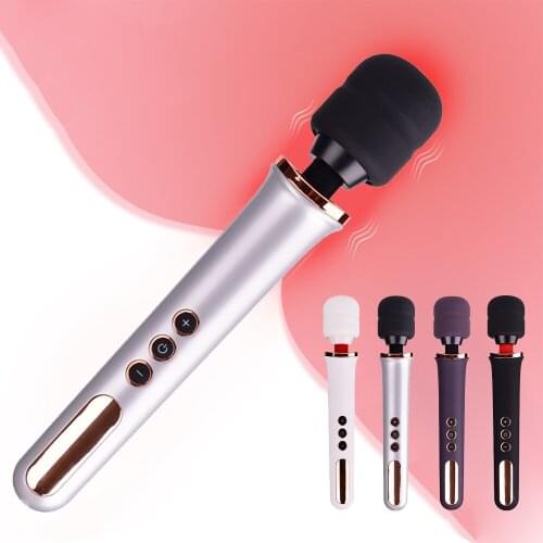 Huge Magic Wand 10 Speeds Vibrators , USB Charge Big AV Stick G Spot Massager Clitoris Stimulator Adult Sex Toys for Female