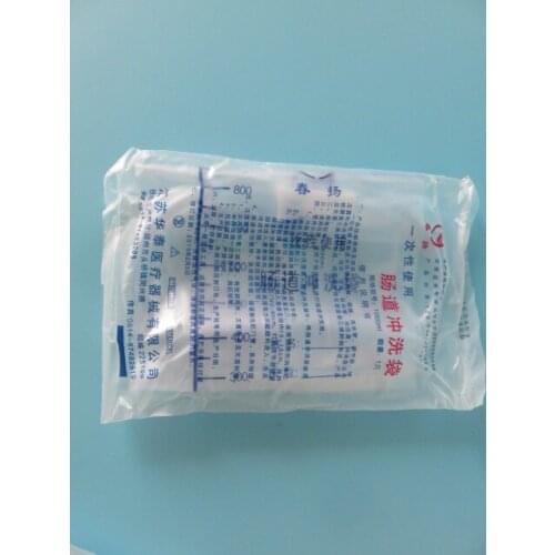 6pcs 1000ml Disposable enema spa detox bags home enema coffee enteroclysm intestinal wash bags medical hospital supplies