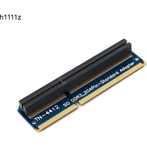DDR3 SO DIMM to Desktop Adapter SO DIMM DDR3 Memory RAM Adapter Card 204Pin Standard Slot Memory Tester Computer Components NEW