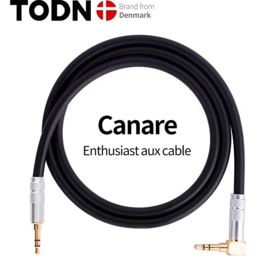 Canare Aux Cable Jack 3.5MM To 3.5MM Audio Cable Jack Speaker Cable For iPhone Computer Car Speaker For iPad For Huawei Xiaomi