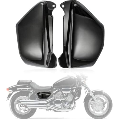 Motorcycle Left & Right Battery Side Covers Fairing Side Panel Oil Tank Cover For Honda Magna VF750 VF750C 1994-2004
