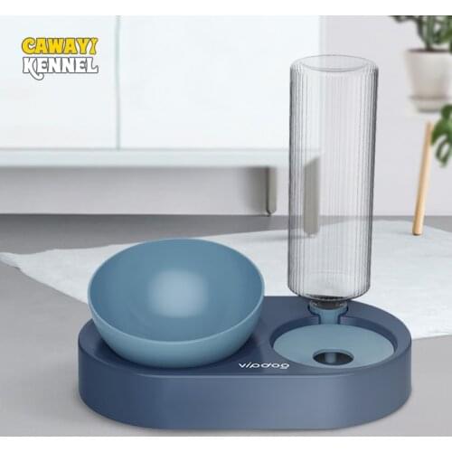 CAWAYI KENNEL Cat Feeder Drinking Bowls for Dogs Cats Pet Food Bowl Comedero Perro Miska Dla Psa Gamelle Chien Chat Voerbak Hond