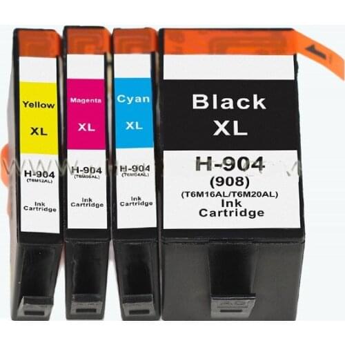 INK WAY High yield remanufactured inkjet cartridges for hp904/908xl for hp Officejet Pro 6970 All-in-One Printer