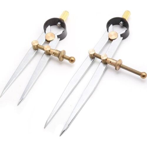 High Quality 4"/6" DIY Wing Divider Leather Craft Rotating Scratch Leathercraft Furniture Compasses DIY Sewing Handmade Tools