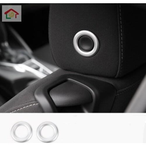 For Chevrolet equinox 2017-2020 Headrest adjustment switch ring chrome molding trim
