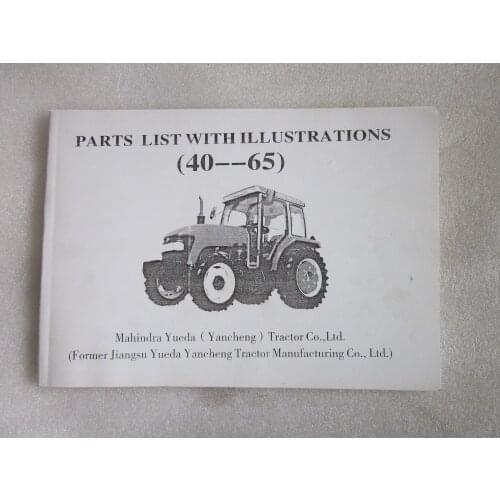 Parts catalog English version for JINMA 40-65 series tractor