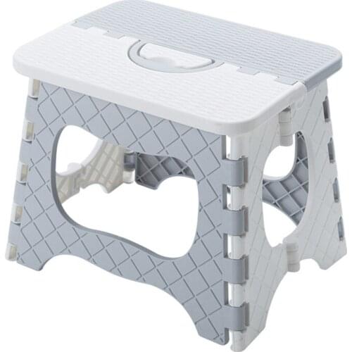 Household Portable Foldable Small Stool Creative Thickened Smooth Safety Strong Load-Bearing Capacity Stool For Children Adult
