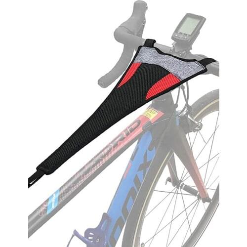 Indoor MTB Bike Trainer Frame Bicycle Sweat Cover Guard Net Catcher Absorbs Sweat Strap Protection Turbo Trainer Belt Elastic